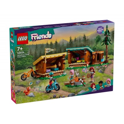 LEGO Friends 42624 - Лагер за приключения - уютните хижи