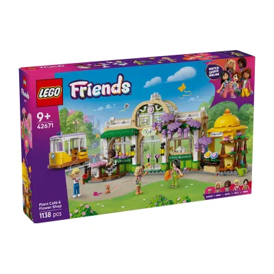 LEGO® Friends 42671 - Градинско кафене и магазин за цветя