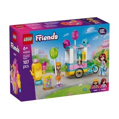LEGO Friends 42692 - Щанд за сладолед и балони