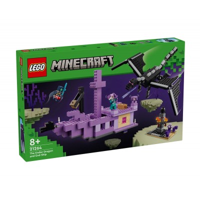LEGO Minecraft 21264 - Драконът Ендър и корабът на Края