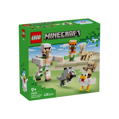 LEGO Minecraft 21592 - Пустинната атака на жокея на пилета