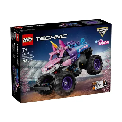 LEGO Technic 42220 - Monster Jam Sparkle Smash с издърпване назад