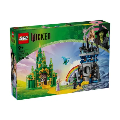 LEGO® Wicked 75689 -Изумруденият град и дворецът Киамо Ко