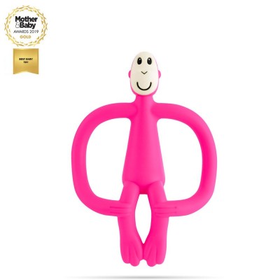 Matchstick Monkey Original Monkey Teething Toy чесалка с апликатор - Pink