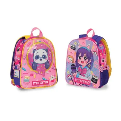 MITAMA SPINNY PandaSong раница за детска градина, - две лица, за 2-6 г, за момиче