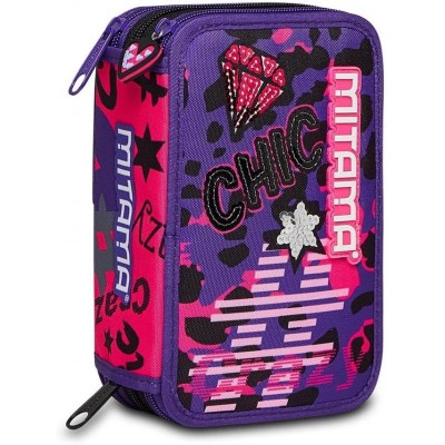MITAMA Super Chic несесер с 3 ципа, ПЪЛЕН