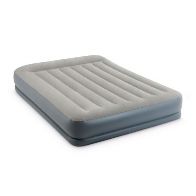 Надуваем матрак с вградена помпа INTEX Pillow Rest Queen Mid-Rise, 152 х 203 х 30 см.