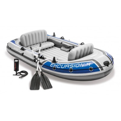 Надуваема лодка комплект INTEX Excursion 4