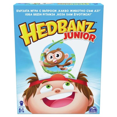 Настолна игра Spin Master Hedbanz Junior Какво животно съм аз?