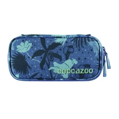 Несесер COOCAZOO Tropical Blue 23 x 12,5 x 6, - 12 бр. средства - пишещи BIC, острилка Deli, микс