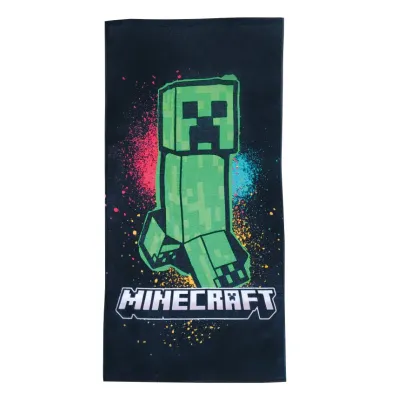 Плажна хавлия Minecraft Creeper Dark 70*140 см.