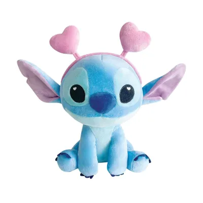 Плюшена играчка Disney - Стич валентинка, 23 см