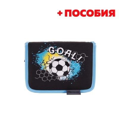 Pulse Несесер Black Goal, пълен, черно-син