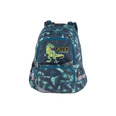 Pulse Раница Anatomic Dino World, сиво-зелена