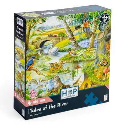 Пъзел с едри части 500 - Истории от реката - The House of Puzzles