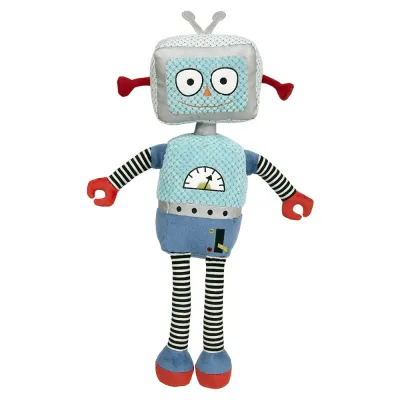 Робот, светло син, серия Wilberry Robots, 50 см.