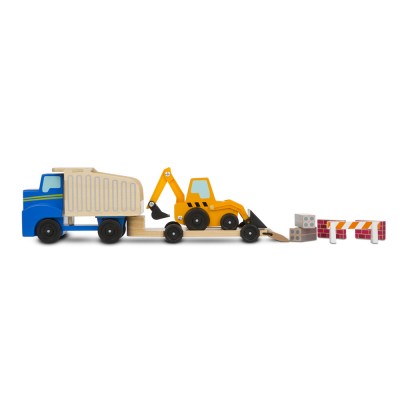 Самосвал с платформа, багер и аксесоари Melissa and Doug