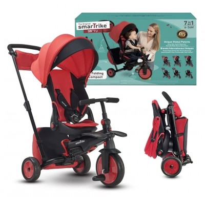 Сгъваема триколка 7-в-1 smarTfold, STR7 J червена
