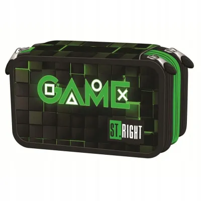 St. Right Green Game несесер с 3 ципа, ПЪЛЕН