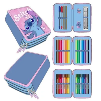 STITCH несесер с 3 ципа, ПЪЛЕН