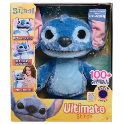 STITCH ULTIMATE Интерактивна танцуваща плюшена Фигура 43см със 100 звука и реакции