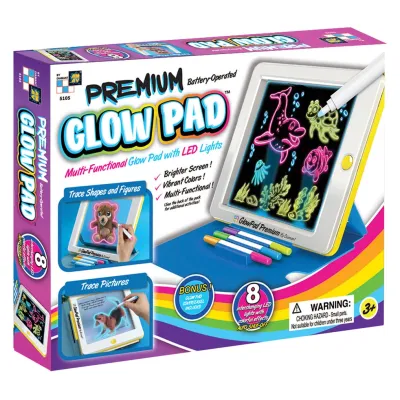 Светеща дъска за рисуване Premium Glow Pad