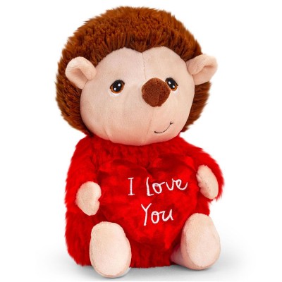 Таралеж със сърце I love you, плюшена играчка, 20 см, Keel Toys