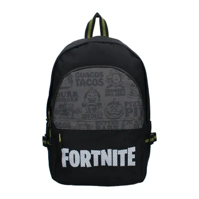 Ученическа раница Fortnite Battle Royale, черна, 2 отделения