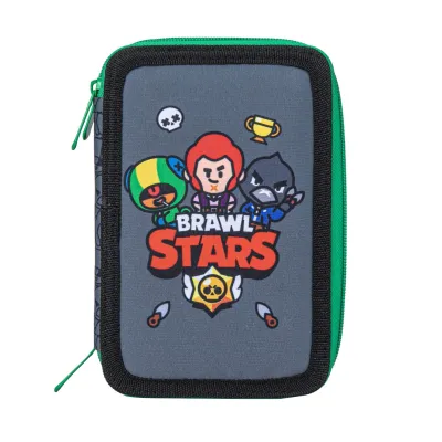 Ученически несесер с три отделения  Brawl Stars Play In The Dark