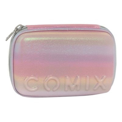 Ученически несесер със съдържание COMIX RAINBOW PINK 2024