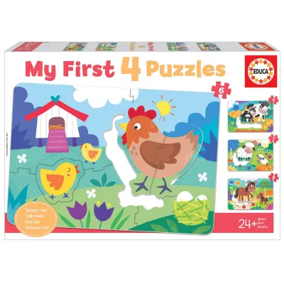 Животните от фермата - моят първи пъзел